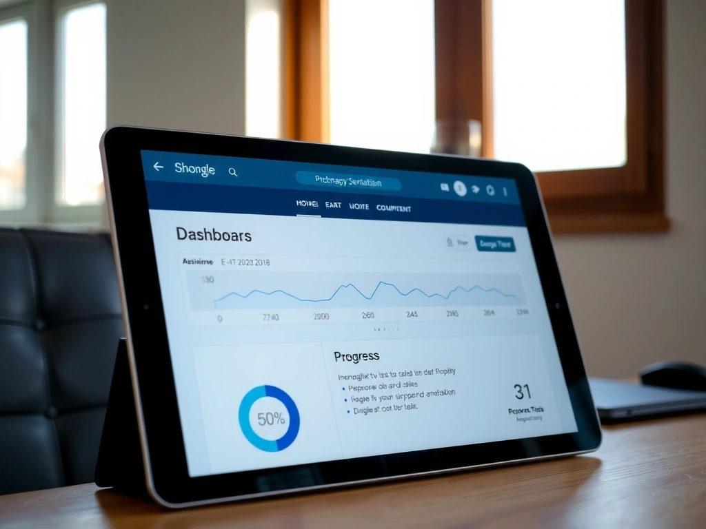 KPI tracking interface detail